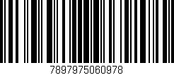 Código de barras (EAN, GTIN, SKU, ISBN): '7897975060978'