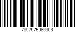 Código de barras (EAN, GTIN, SKU, ISBN): '7897975068806'