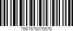 Código de barras (EAN, GTIN, SKU, ISBN): '7897975070878'
