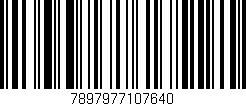 Código de barras (EAN, GTIN, SKU, ISBN): '7897977107640'