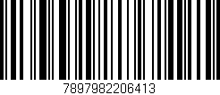 Código de barras (EAN, GTIN, SKU, ISBN): '7897982206413'