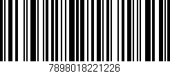 Código de barras (EAN, GTIN, SKU, ISBN): '7898018221226'