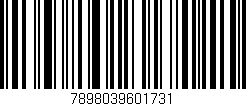 Código de barras (EAN, GTIN, SKU, ISBN): '7898039601731'
