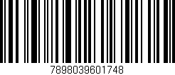 Código de barras (EAN, GTIN, SKU, ISBN): '7898039601748'