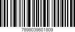 Código de barras (EAN, GTIN, SKU, ISBN): '7898039601809'