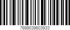 Código de barras (EAN, GTIN, SKU, ISBN): '7898039603933'