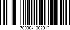 Código de barras (EAN, GTIN, SKU, ISBN): '7898041302817'