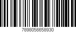 Código de barras (EAN, GTIN, SKU, ISBN): '7898056658930'