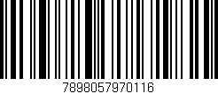 Código de barras (EAN, GTIN, SKU, ISBN): '7898057970116'