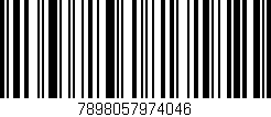 Código de barras (EAN, GTIN, SKU, ISBN): '7898057974046'