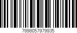 Código de barras (EAN, GTIN, SKU, ISBN): '7898057979935'