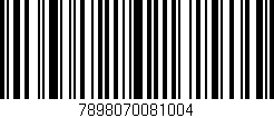Código de barras (EAN, GTIN, SKU, ISBN): '7898070081004'