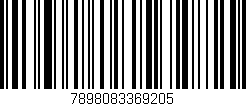 Código de barras (EAN, GTIN, SKU, ISBN): '7898083369205'