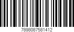 Código de barras (EAN, GTIN, SKU, ISBN): '7898087581412'