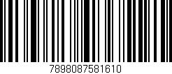 Código de barras (EAN, GTIN, SKU, ISBN): '7898087581610'