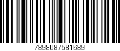 Código de barras (EAN, GTIN, SKU, ISBN): '7898087581689'