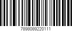 Código de barras (EAN, GTIN, SKU, ISBN): '7898089220111'