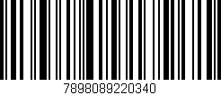 Código de barras (EAN, GTIN, SKU, ISBN): '7898089220340'