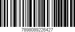 Código de barras (EAN, GTIN, SKU, ISBN): '7898089226427'