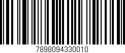 Código de barras (EAN, GTIN, SKU, ISBN): '7898094330010'
