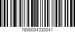 Código de barras (EAN, GTIN, SKU, ISBN): '7898094330041'