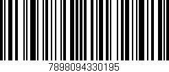 Código de barras (EAN, GTIN, SKU, ISBN): '7898094330195'