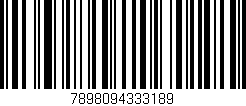 Código de barras (EAN, GTIN, SKU, ISBN): '7898094333189'
