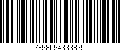 Código de barras (EAN, GTIN, SKU, ISBN): '7898094333875'
