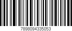 Código de barras (EAN, GTIN, SKU, ISBN): '7898094335053'