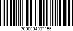 Código de barras (EAN, GTIN, SKU, ISBN): '7898094337156'