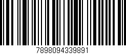 Código de barras (EAN, GTIN, SKU, ISBN): '7898094339891'