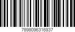 Código de barras (EAN, GTIN, SKU, ISBN): '7898096316937'