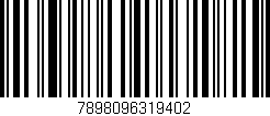 Código de barras (EAN, GTIN, SKU, ISBN): '7898096319402'