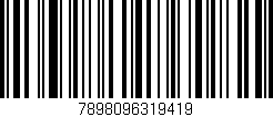 Código de barras (EAN, GTIN, SKU, ISBN): '7898096319419'