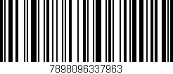 Código de barras (EAN, GTIN, SKU, ISBN): '7898096337963'