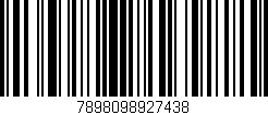 Código de barras (EAN, GTIN, SKU, ISBN): '7898098927438'
