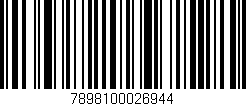 Código de barras (EAN, GTIN, SKU, ISBN): '7898100026944'
