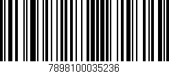 Código de barras (EAN, GTIN, SKU, ISBN): '7898100035236'