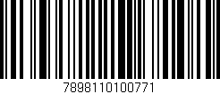 Código de barras (EAN, GTIN, SKU, ISBN): '7898110100771'