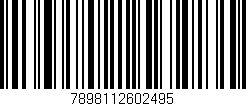 Código de barras (EAN, GTIN, SKU, ISBN): '7898112602495'