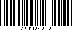 Código de barras (EAN, GTIN, SKU, ISBN): '7898112602822'