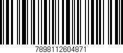 Código de barras (EAN, GTIN, SKU, ISBN): '7898112604871'