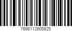 Código de barras (EAN, GTIN, SKU, ISBN): '7898112605625'