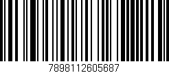 Código de barras (EAN, GTIN, SKU, ISBN): '7898112605687'