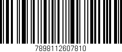 Código de barras (EAN, GTIN, SKU, ISBN): '7898112607810'