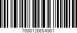 Código de barras (EAN, GTIN, SKU, ISBN): '7898126654961'