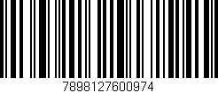 Código de barras (EAN, GTIN, SKU, ISBN): '7898127600974'