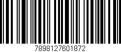 Código de barras (EAN, GTIN, SKU, ISBN): '7898127601872'