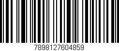 Código de barras (EAN, GTIN, SKU, ISBN): '7898127604859'