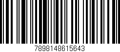 Código de barras (EAN, GTIN, SKU, ISBN): '7898148615643'